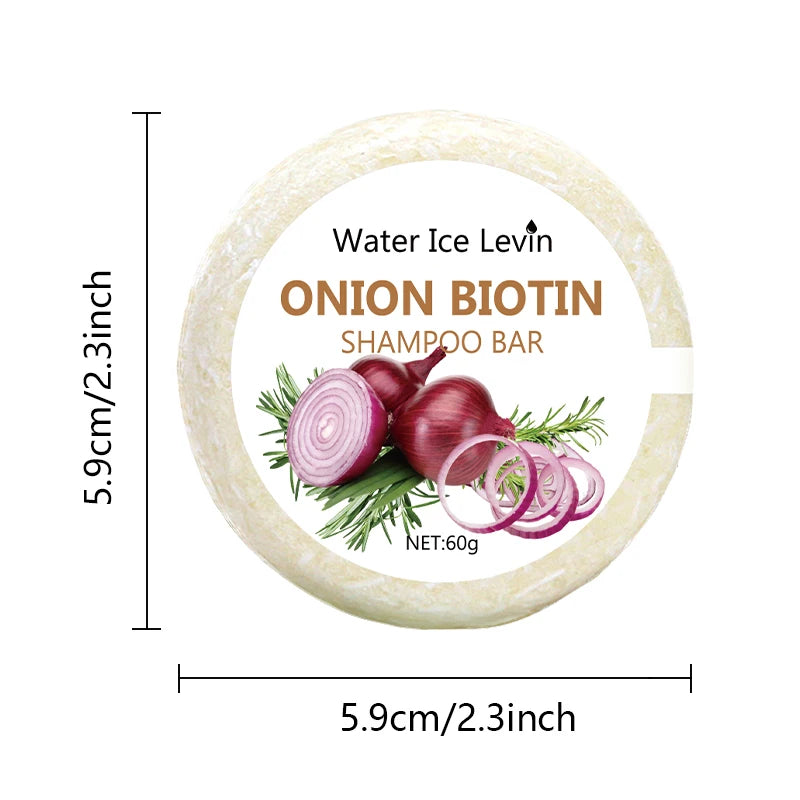 Onion and Biotin Shampoo Soap - 60g