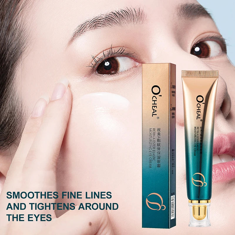 OCHEAL Eye Moisturizing Cream Fades Fine Lines Anti Dark Circles Eye Serum Remove Eye Bag Puffiness Anti-Aging Firmness Eye Care