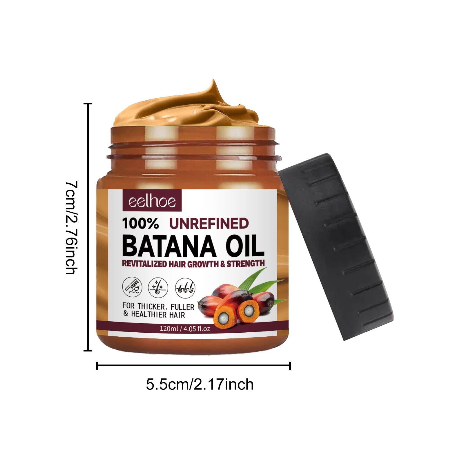 100% Pure Organic Hair Mask Batana Oil