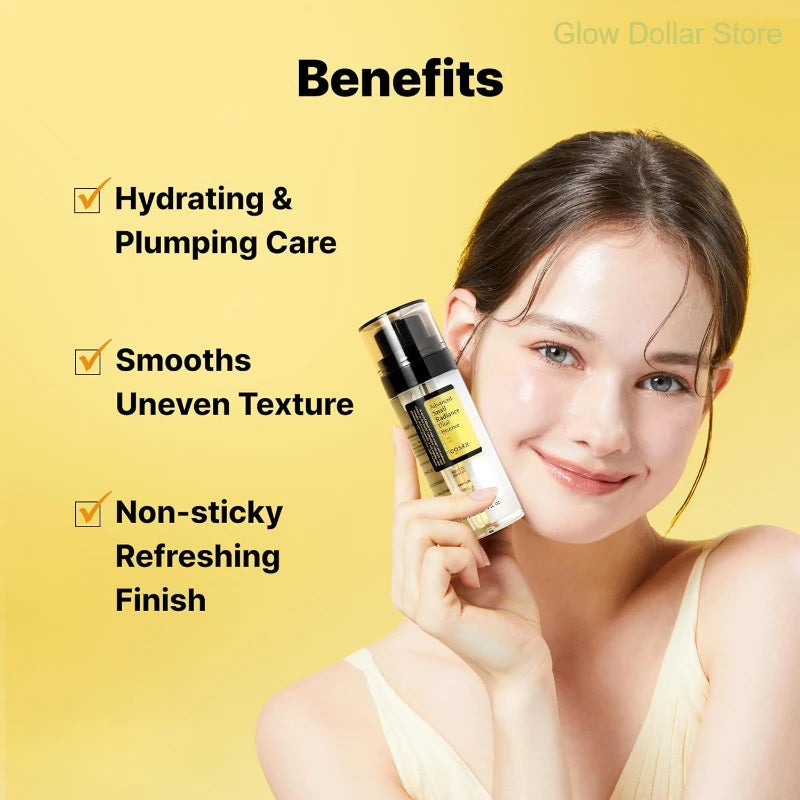 COSRX Niacinamide 5%+Snail Mucin 74% Dual Essence Advanced Snail Radiance Hydrating Anti Aging Face Serum Korean Skin Care 80ml