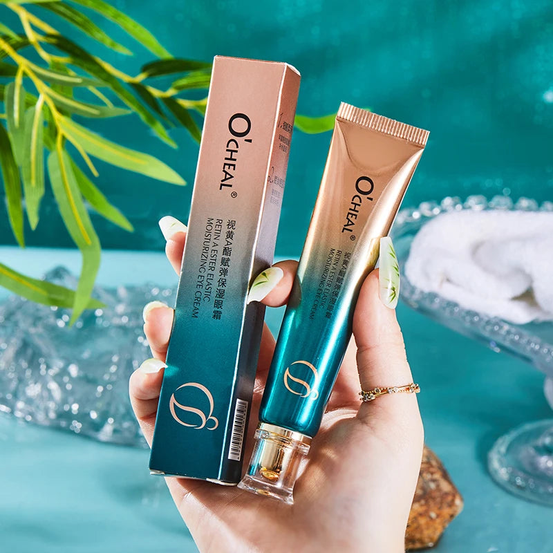 OCHEAL Eye Moisturizing Cream Fades Fine Lines Anti Dark Circles Eye Serum Remove Eye Bag Puffiness Anti-Aging Firmness Eye Care