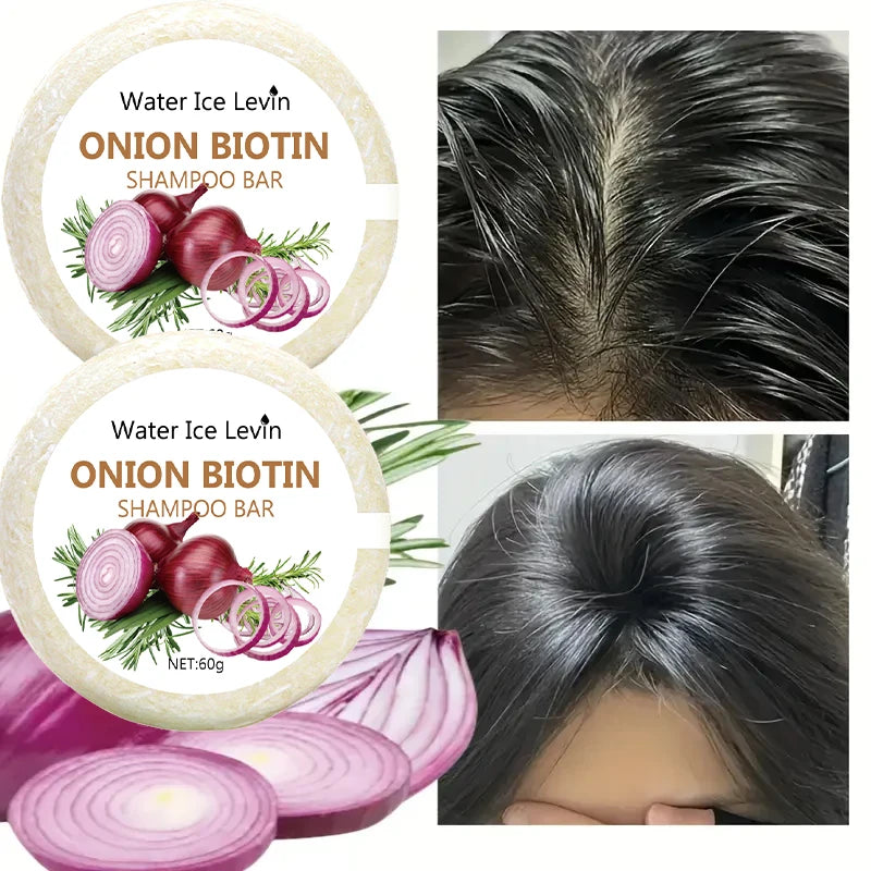 Onion and Biotin Shampoo Soap - 60g