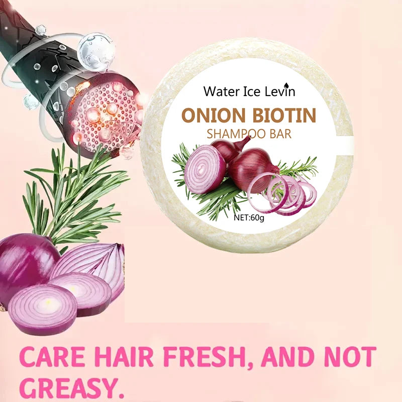 Onion and Biotin Shampoo Soap - 60g