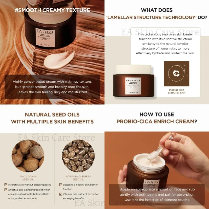 SKIN1004 Centella Korean Skin Care Originales 4pcs/Set Probio-CICA Toner Anti Aging Serum Anti Wrinkle Firming Cream Eye Cream