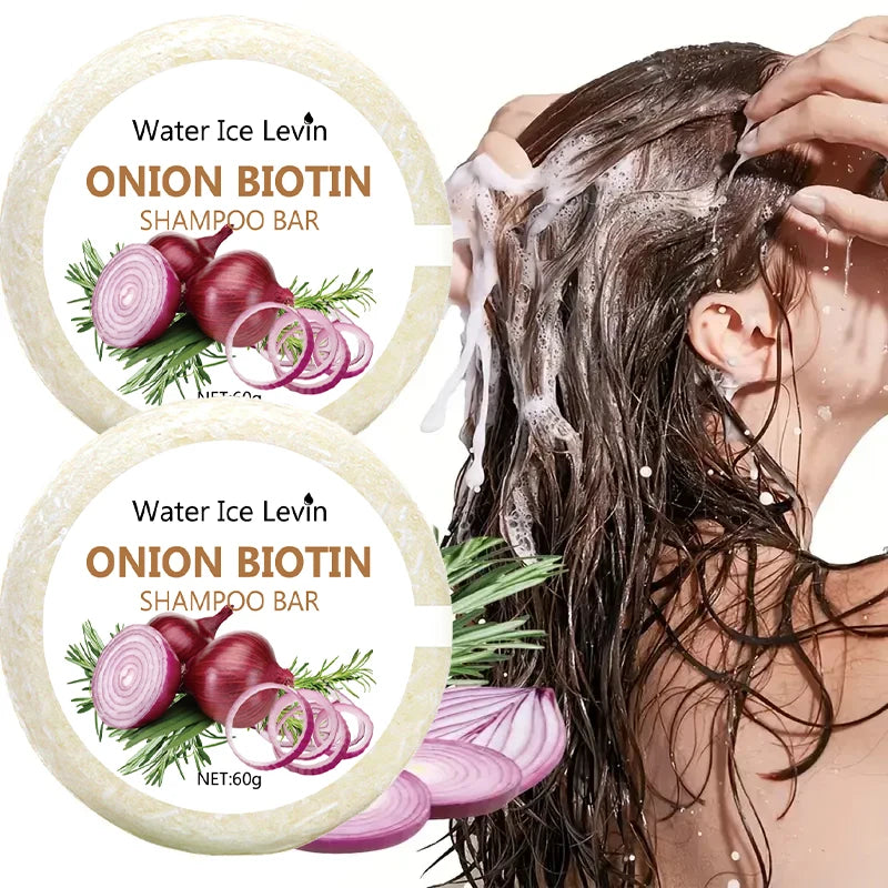 Onion and Biotin Shampoo Soap - 60g