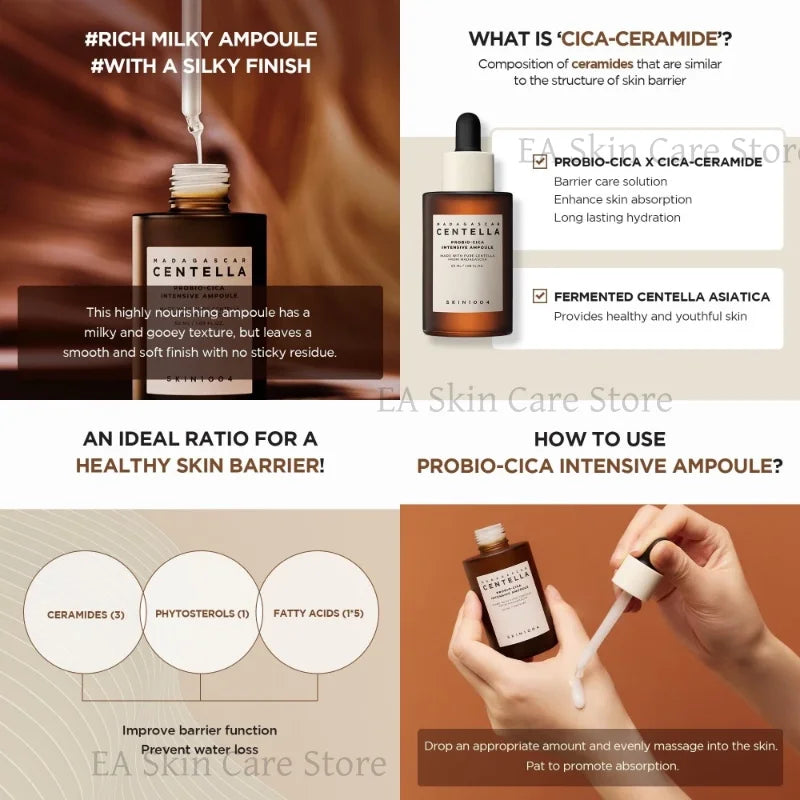 SKIN1004 Centella Korean Skin Care Originales 4pcs/Set Probio-CICA Toner Anti Aging Serum Anti Wrinkle Firming Cream Eye Cream